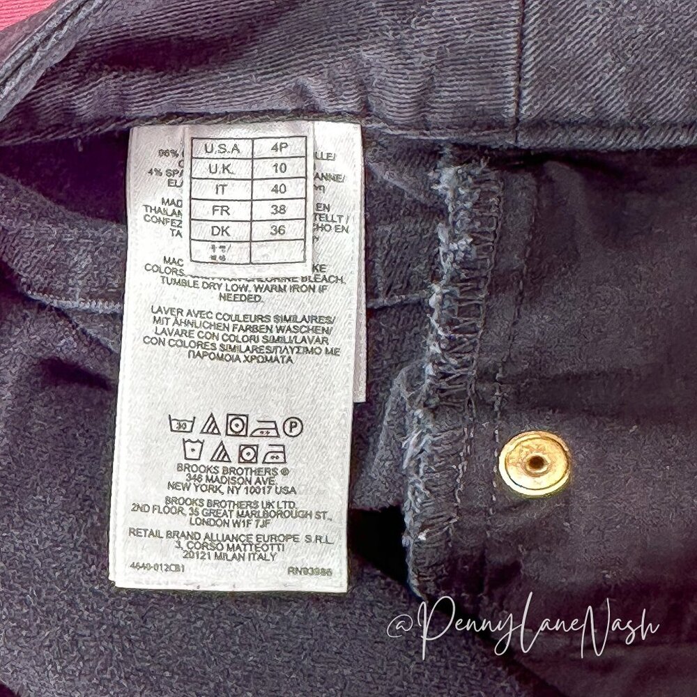 Brooks Brothers Natalie Fit  Straight Jeans Black - Picture 9 of 11